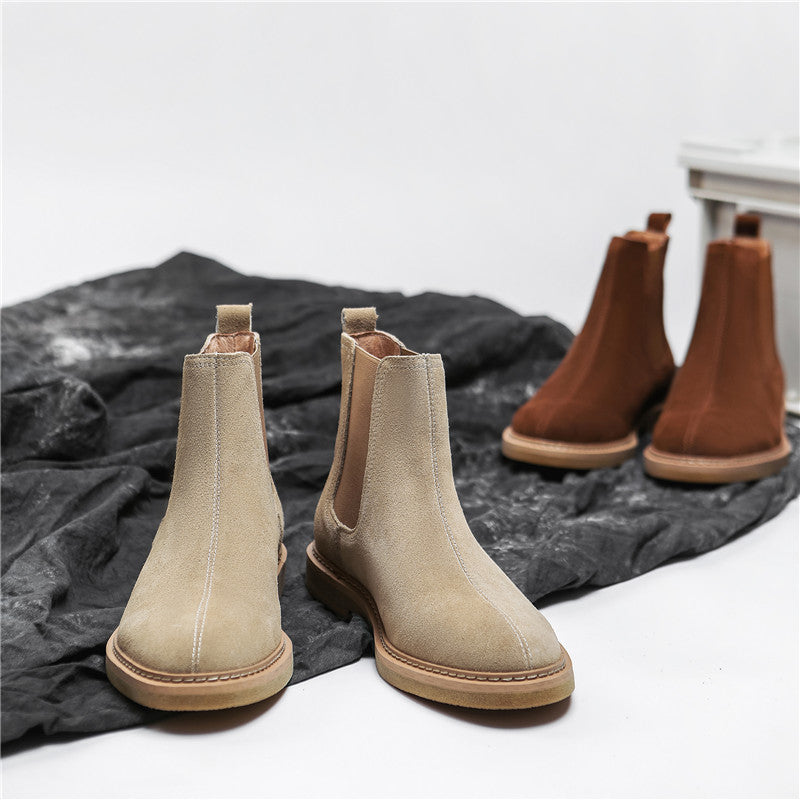 men's leather ankle Chelsea boots, view 10 - MRSLM