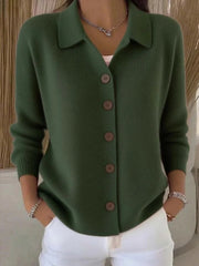 women's button knit cardigan, view 9 - MRSLM