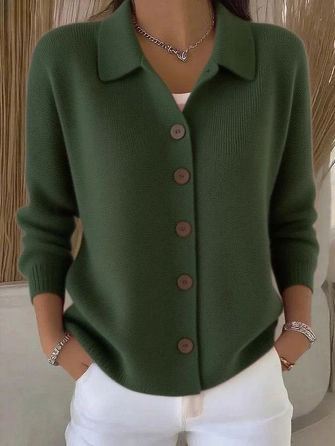 women's button knit cardigan, view 9 - MRSLM
