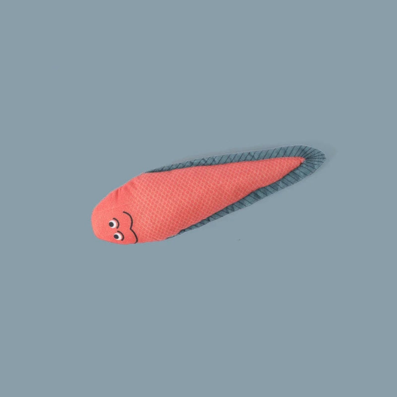 Plush catnip fish toy for cats, view 6 - MRSLM