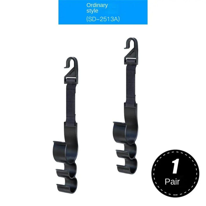 Universal Adjustable Car Seat Storage Hooks - Heavy Duty Organizer Hangers