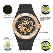 Hollow automatic mechanical watch, view 6 - MRSLM