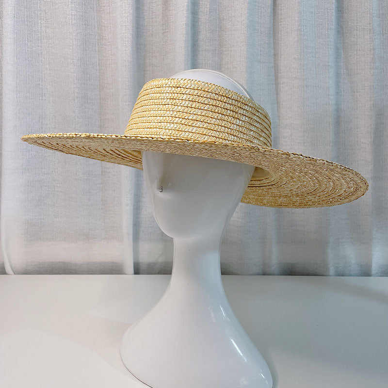 Vintage französischer Sonnenhut mit breiter Krempe 