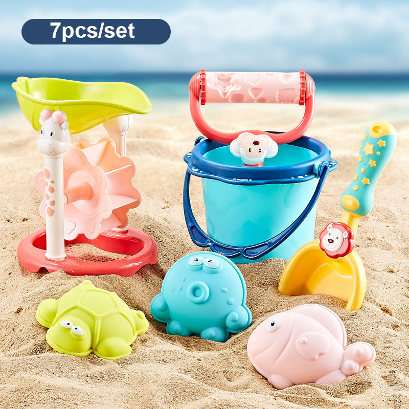 colorful baby beach toy set, view 9 - MRSLM