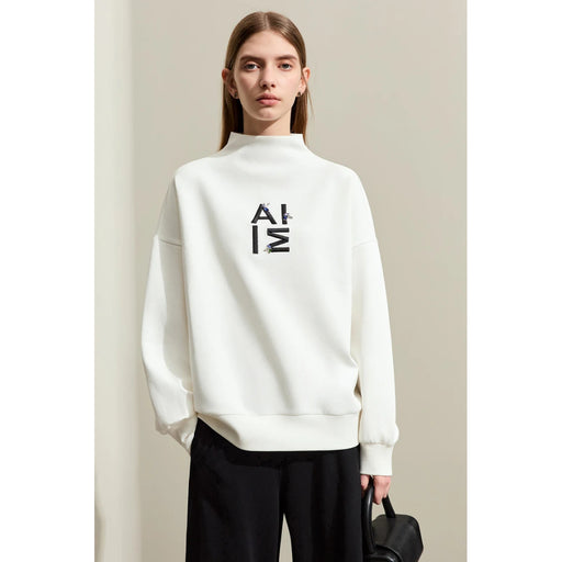 Women's embroidered hoodie, view 2 - MRSLM