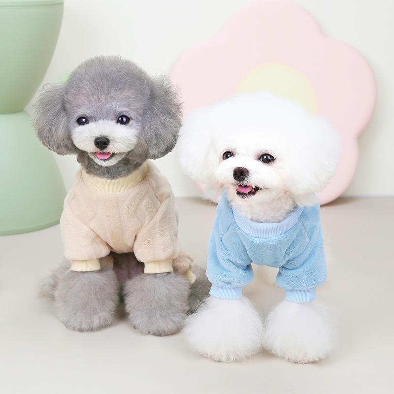 cozy fleece dog pajamas - MRSLM