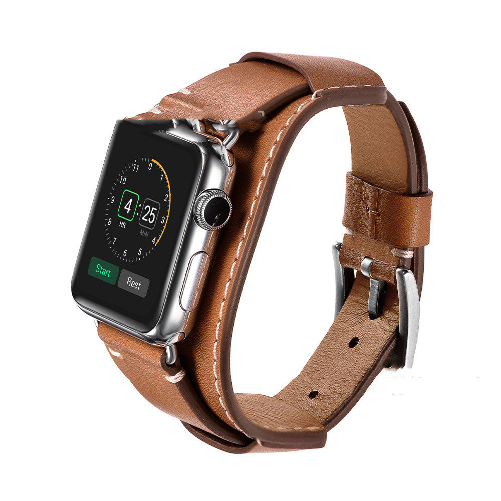 Genuine Cow Leather Strap For Apple Watch