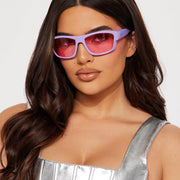 cyberpunk square mirror sunglasses - MRSLM