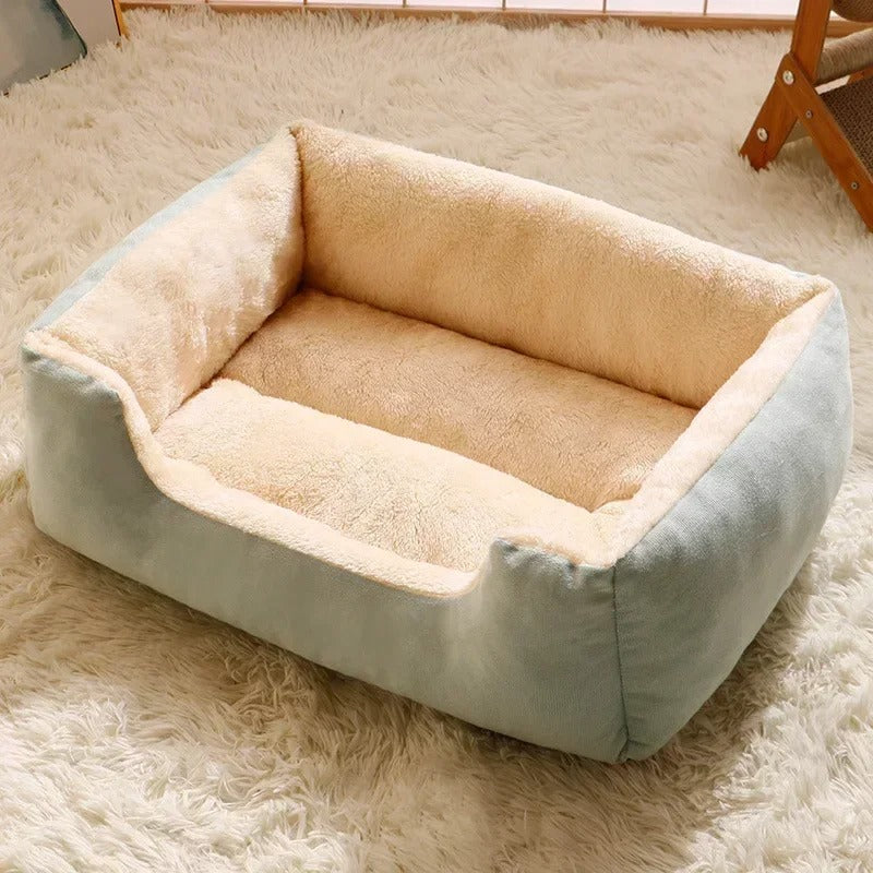Cozy plush cat bed, view 8 - MRSLM