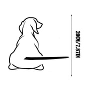 wagging dog tail car wiper decal, view 8 - MRSLM