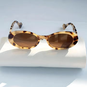 retro oval sunglasses, view 9 - MRSLM