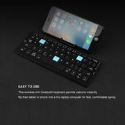Foldable Bluetooth keyboard with built-in stand, view 9 - MRSLM