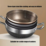 stainless steel non-stick frying pan, view 7 - MRSLM