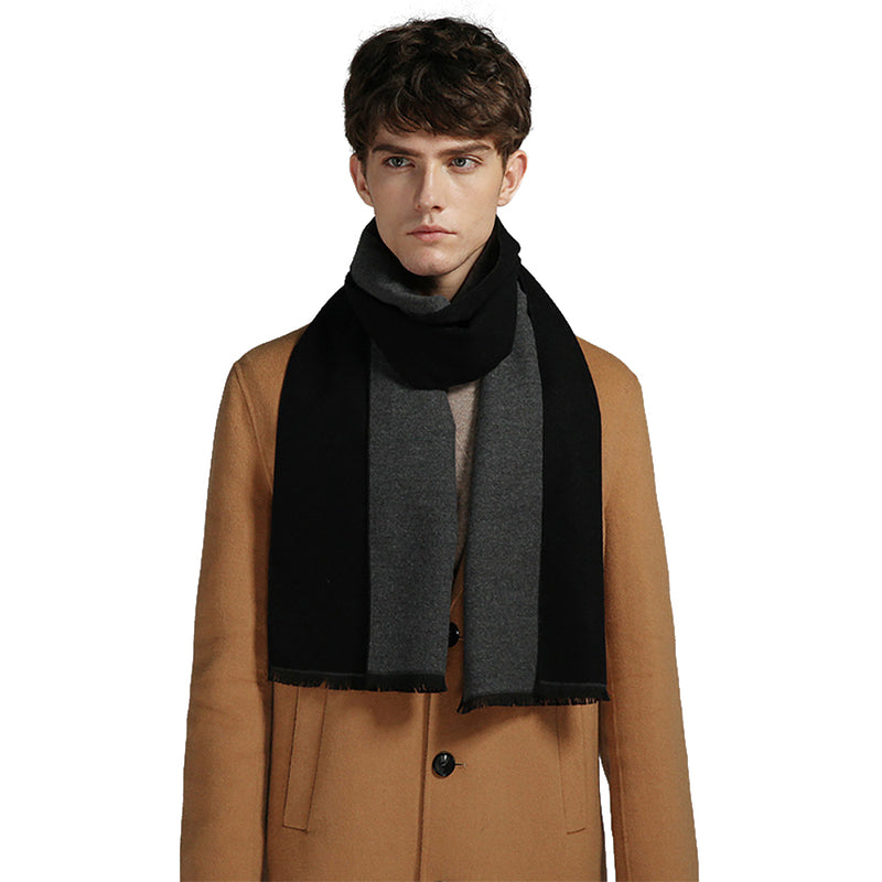 men's plaid scarf, view 3 - MRSLM