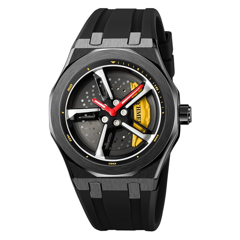 men's hollow quartz watch, view 4 - MRSLM