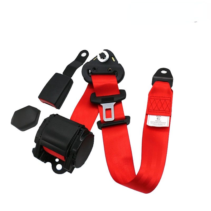Universal 3-point retractable car seat belt, view 4 - MRSLM
