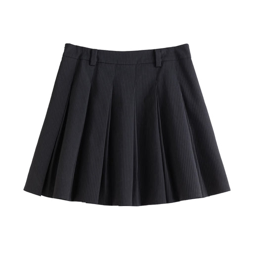 retro high waist a-line skirt, view 2 - MRSLM