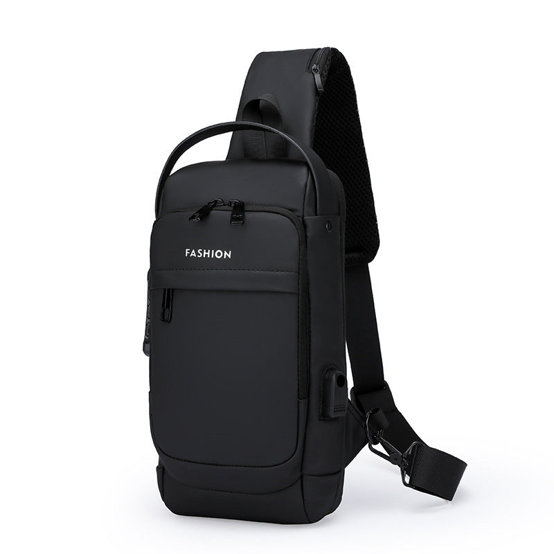 Bolsa masculina de lazer com fechadura de senha e grande capacidade.