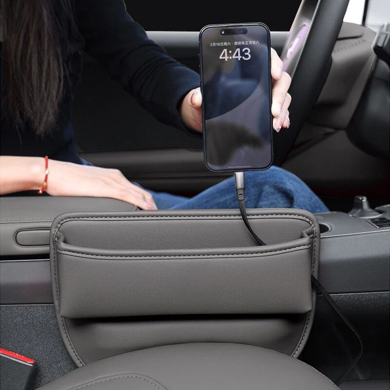 Kia Car Console Front Seat Gap Organizer with Cup, Key & Phone Holder