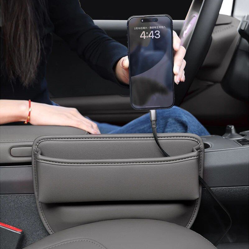 Kia Auto-Mittelkonsolen-Organizer für den Spalt zwischen Vordersitz und Becher-, Schlüssel- und Handyhalterung