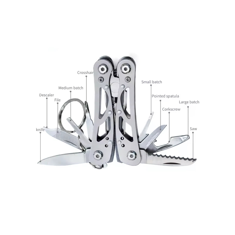 folding multitool knife and pliers, view 3 - MRSLM