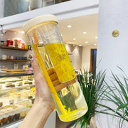 large capacity portable straw cup, view 2 - MRSLM