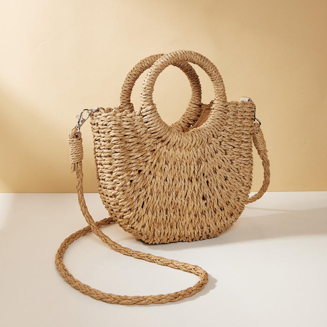 Stylish Straw Crossbody Bag