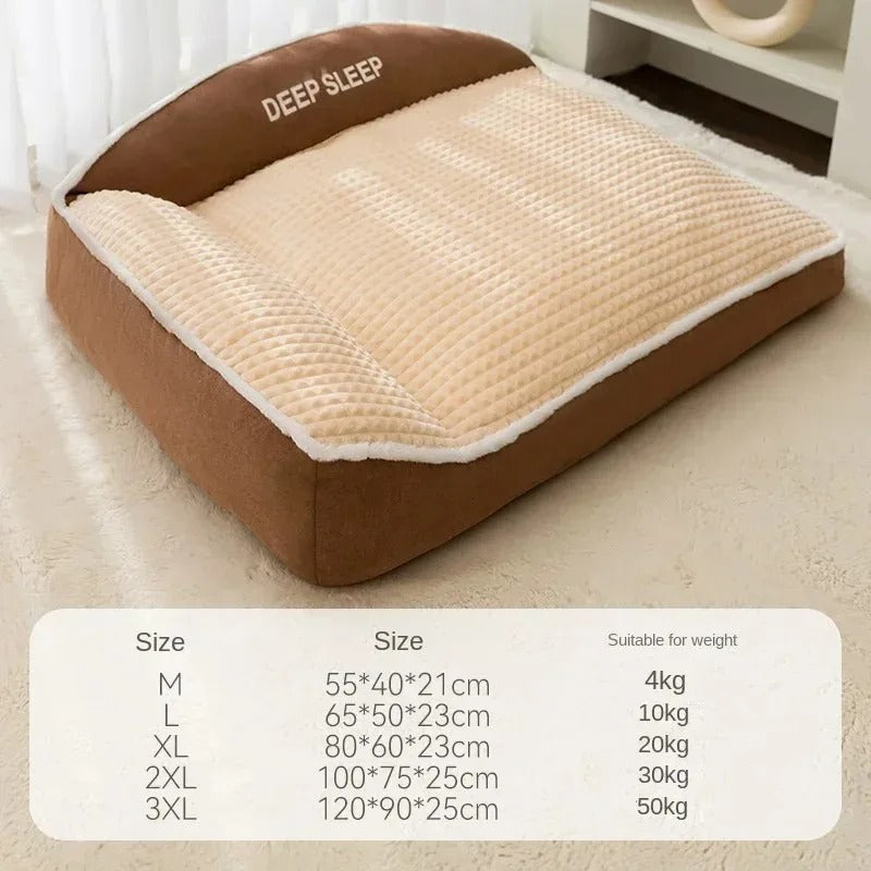 Cama quente para animais de estimação, ideal para cães e gatos.