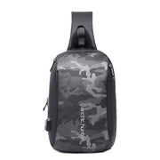 men's chest shoulder messenger bag, view 10 - MRSLM