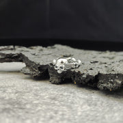 s925 silver skull punk ring, view 4 - MRSLM