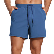 men's 5 inch four-way stretch workout shorts - MRSLM