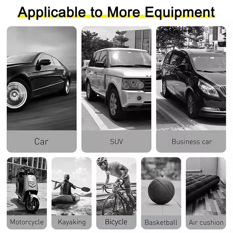 portable motorcycle air compressor, view 8 - MRSLM