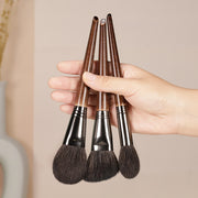 goat hair makeup brush set, view 5 - MRSLM