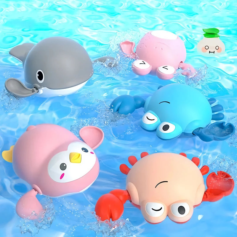 cute wind-up bath toys, view 11 - MRSLM