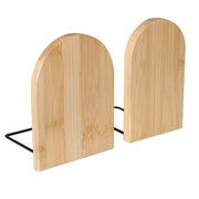 bamboo desktop organizer and bookend, view 7 - MRSLM