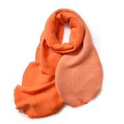 knit solid pashmina wrap shawl, view 5 - MRSLM