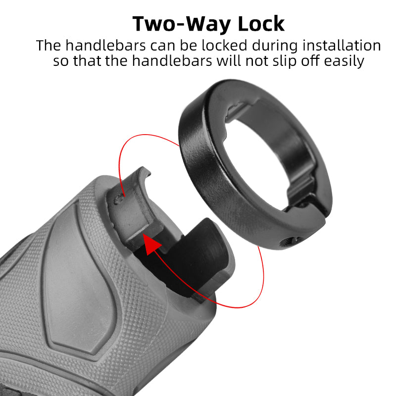 double lock bicycle grips, view 9 - MRSLM
