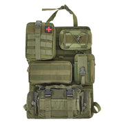 Tactical car seat organizer with Molle pouches, view 5 - MRSLM