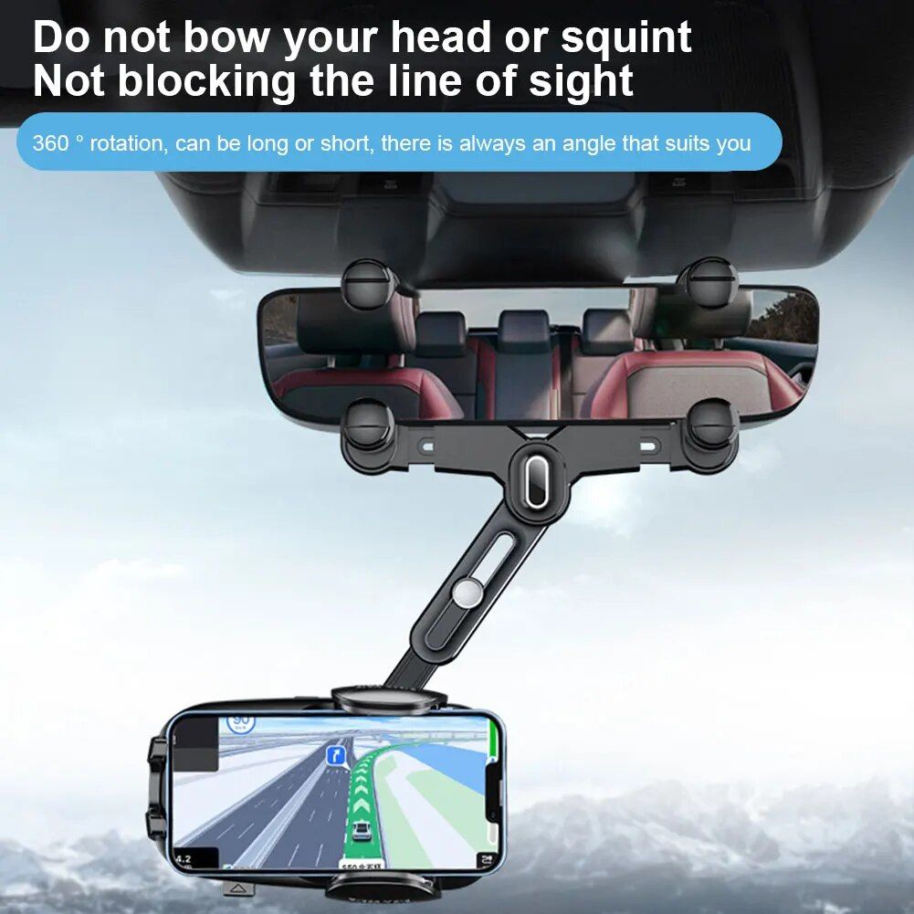 360-Degree Rotating Car Phone Mount