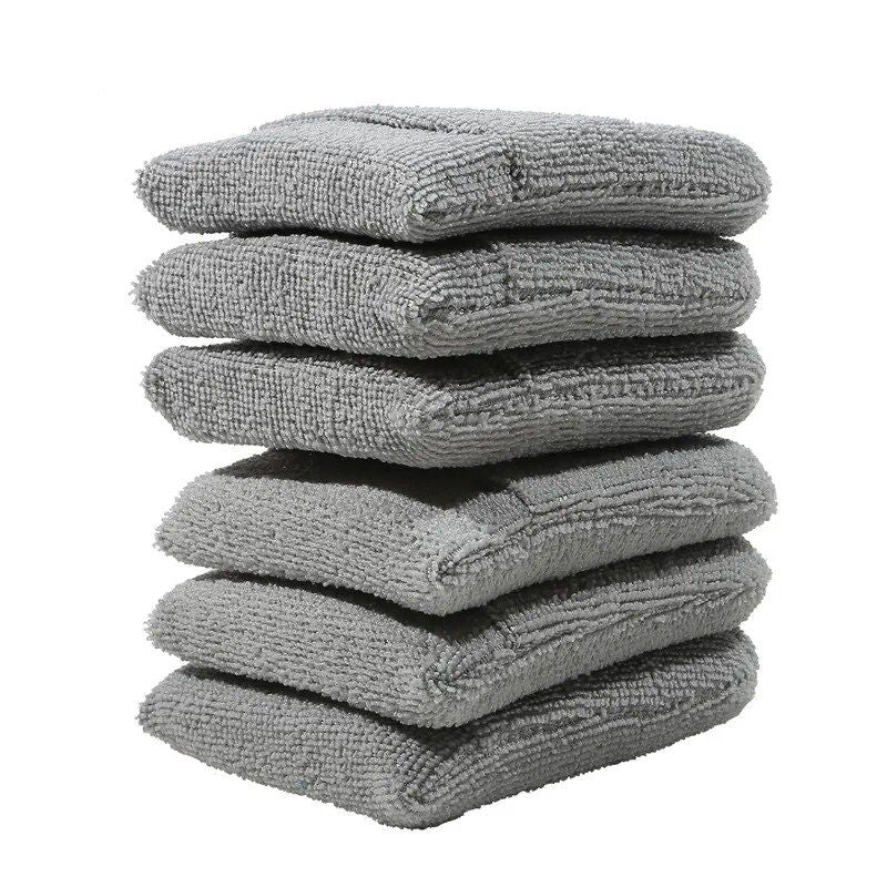 Microfiber car wax applicator pads, view 3 - MRSLM