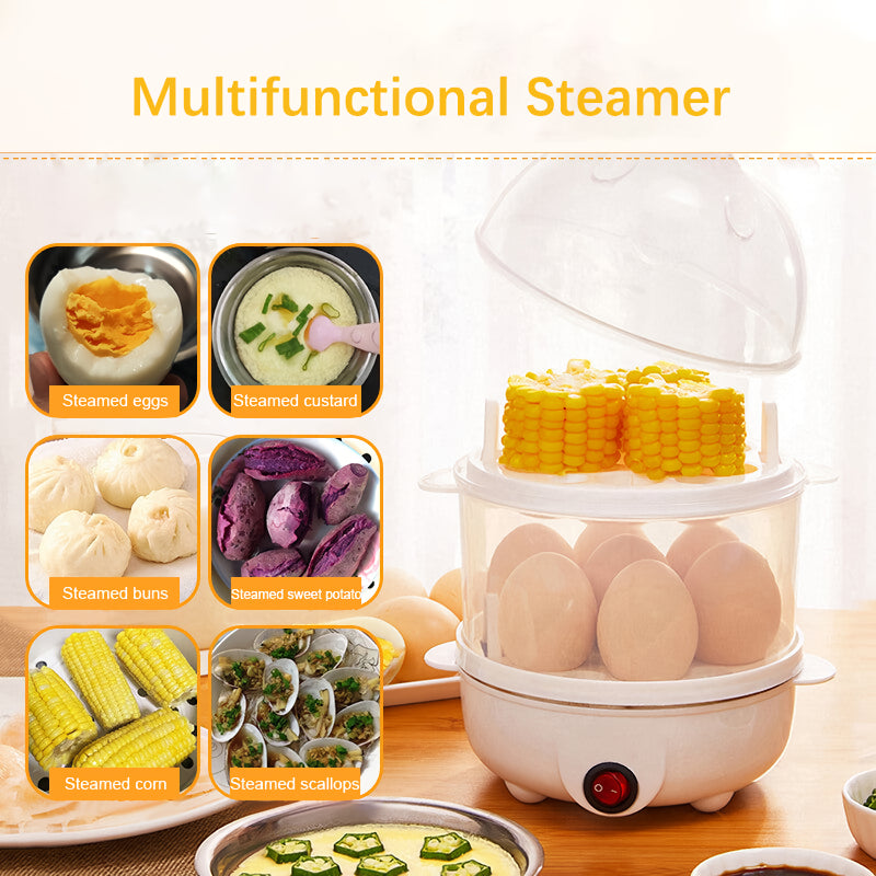 double layer electric egg cooker, view 5 - MRSLM
