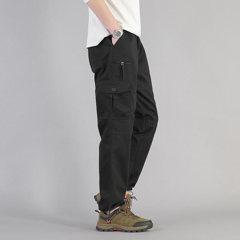 men's loose straight retro overalls, view 9 - MRSLM