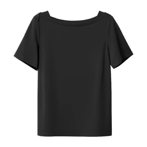 women's minimalist cotton t-shirt, view 2 - MRSLM