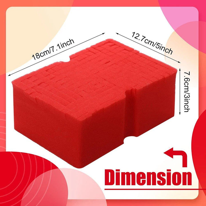 Car Wash Sponge Large Cross Cut Soft Foam Grid Super Absorbent Sponge