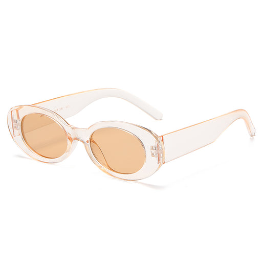 small oval retro sunglasses, view 3 - MRSLM