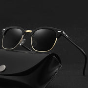 uv protection oval frame sunglasses, view 4 - MRSLM