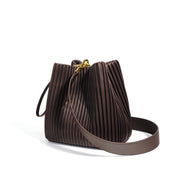ruched bucket bag, view 6 - MRSLM