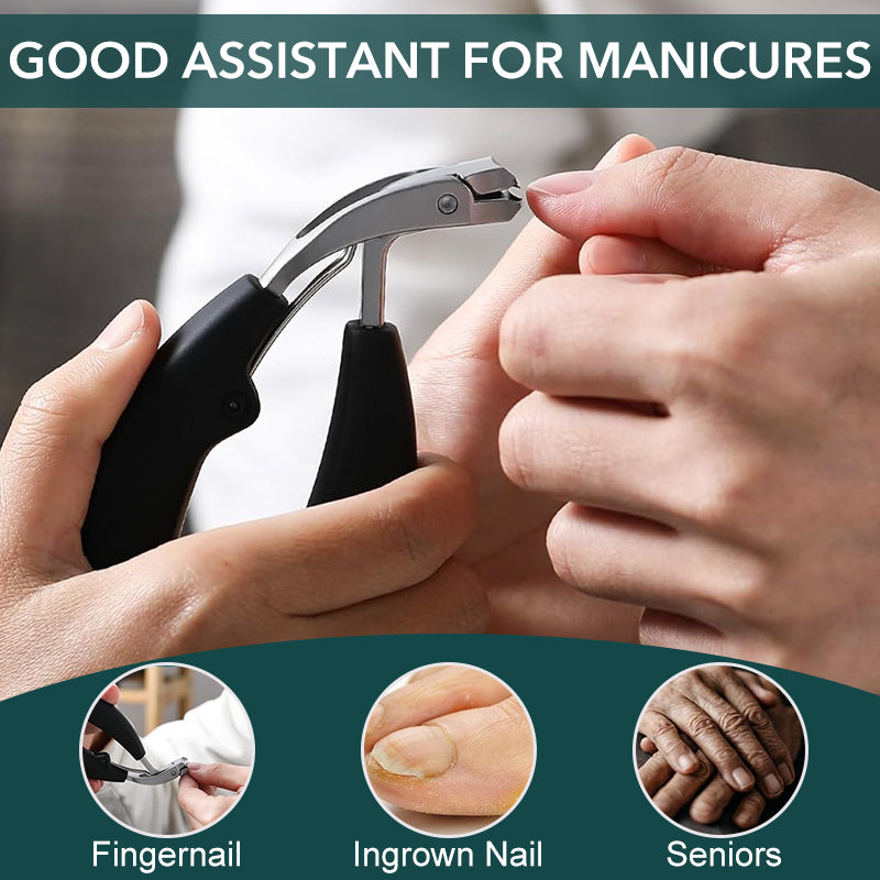 angled toenail clippers, view 3 - MRSLM
