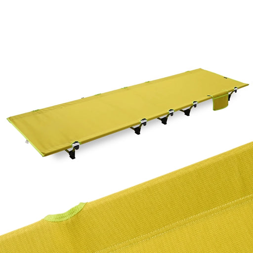 folding camping cot, view 3 - MRSLM