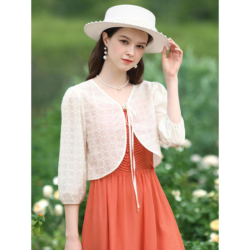 summer lace jacket, view 4 - MRSLM